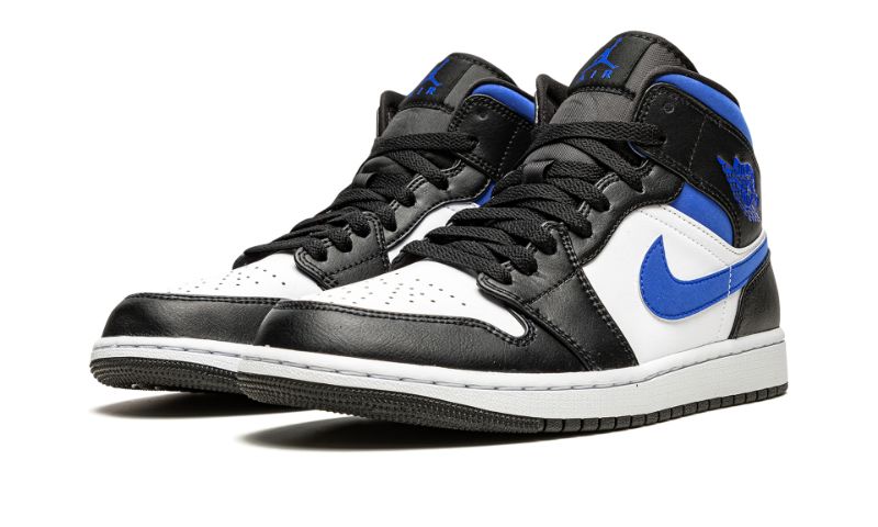 Jordan 1 mid "Black Racer Blue"