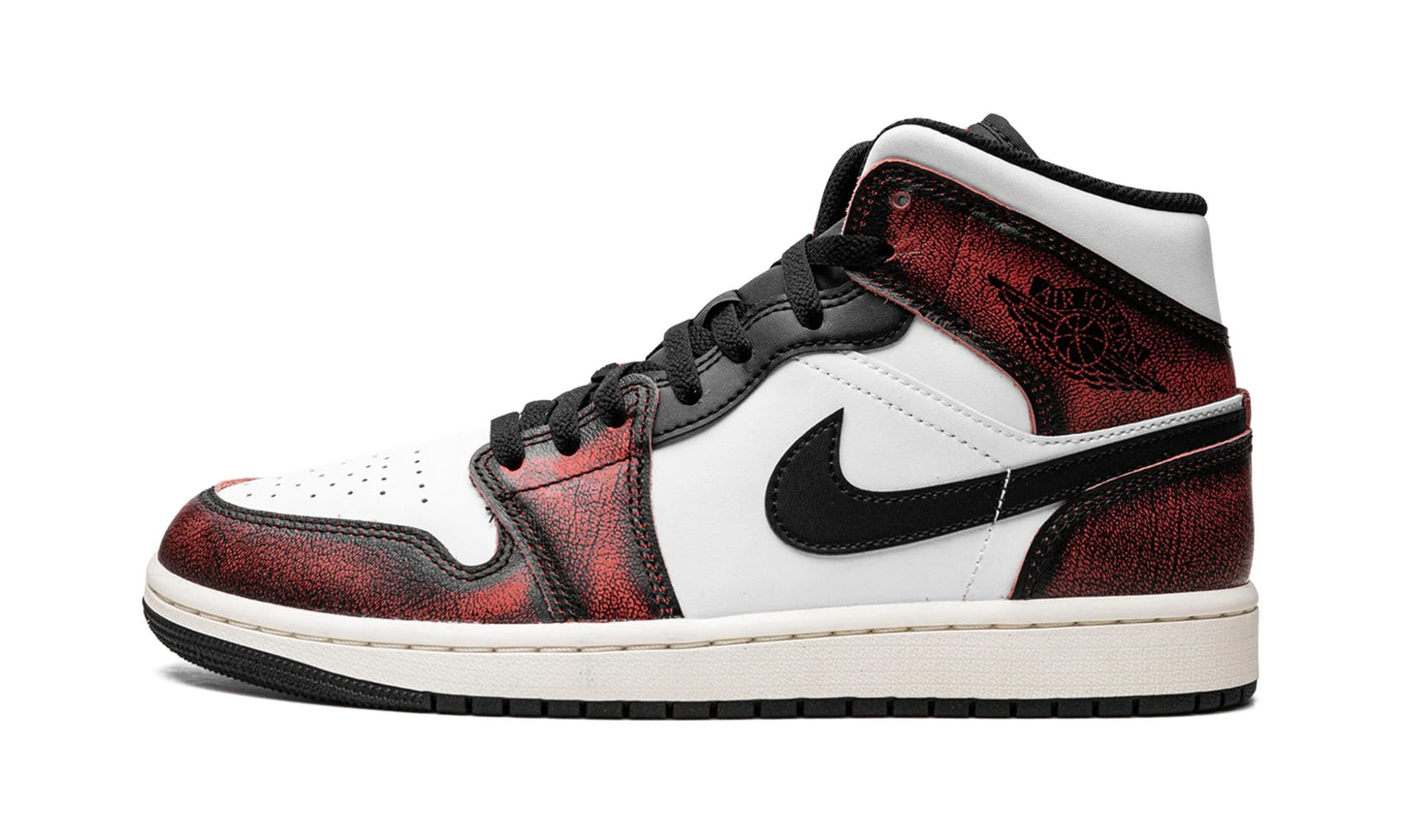 Jordan 1 Mid "Wear-Away - Infrared"