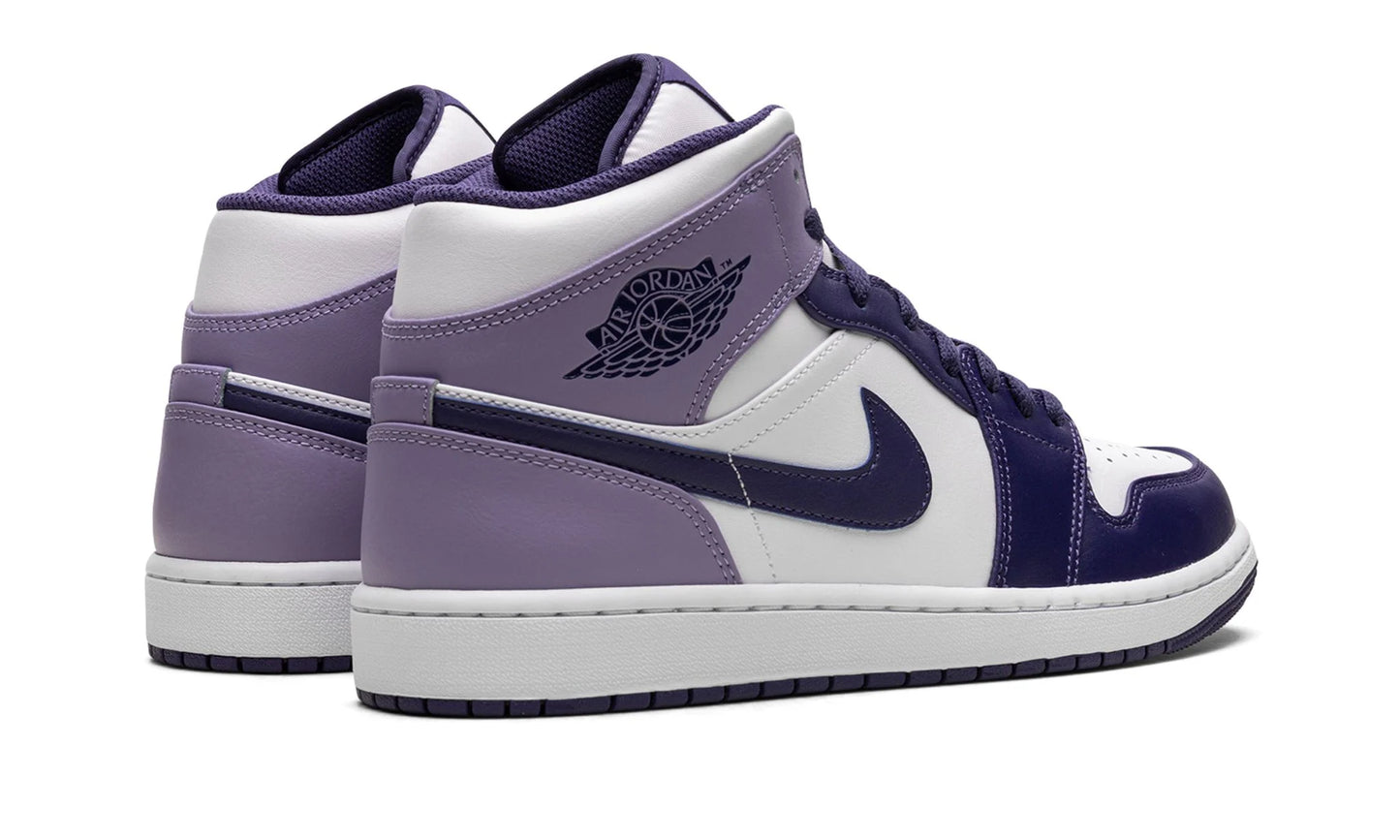 Jordan 1 Mid White "Sky J Purple"