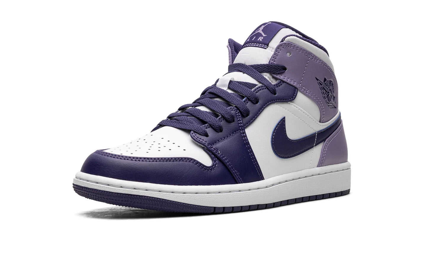 Jordan 1 Mid White "Sky J Purple"