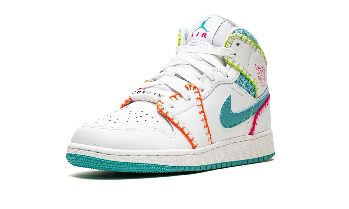 Jordan 1 Mid "Multi Knit"