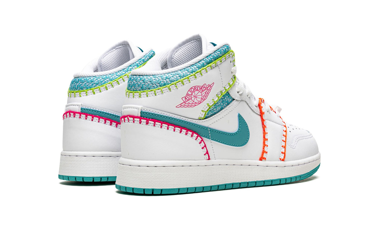 Jordan 1 Mid "Multi Knit"