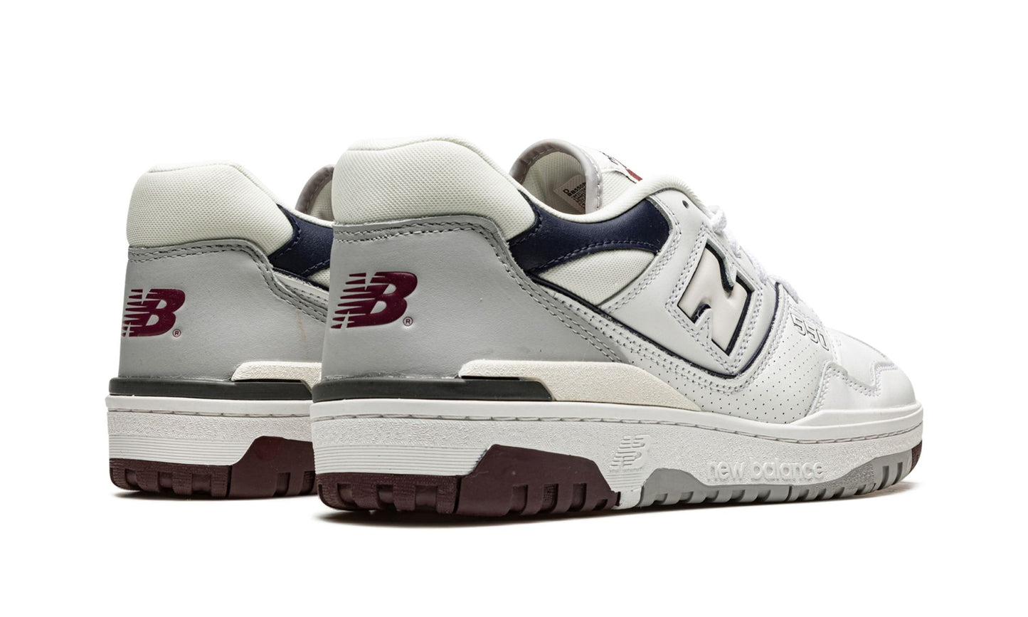 New Balance 550 "White / Indigo / Burgundy"