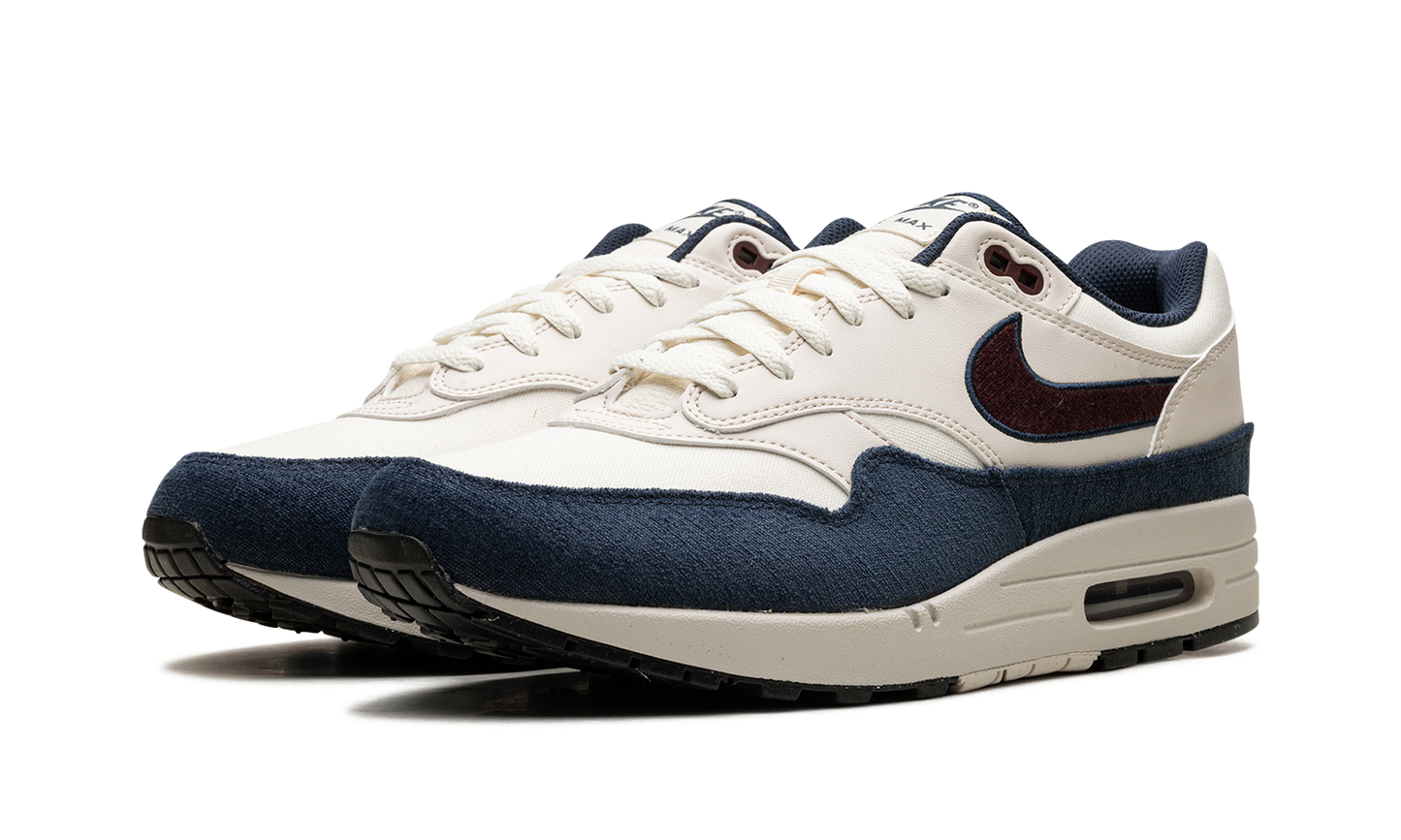 Nike Air Max 1 "Coconut Milk Burgundy Crush Navy"