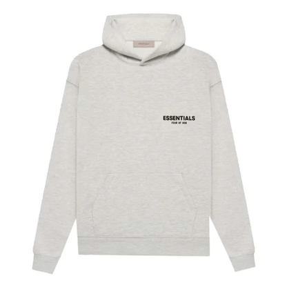 Fear of god essentials hoodie Light Heather Oatmeal