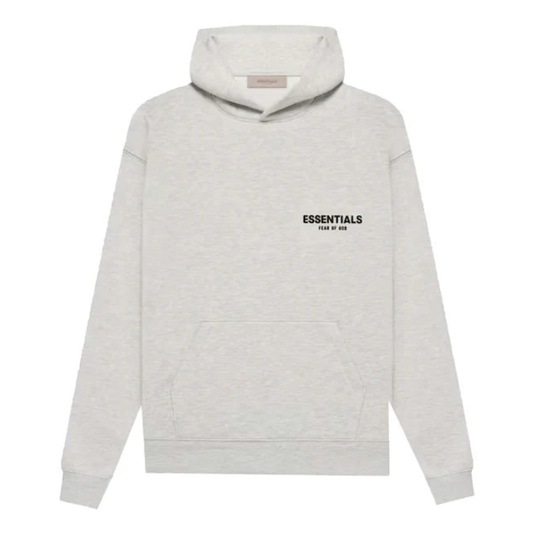Fear of god essentials hoodie Light Heather Oatmeal