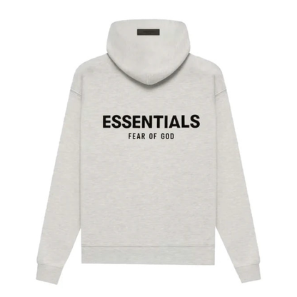 Fear of god essentials hoodie Light Heather Oatmeal