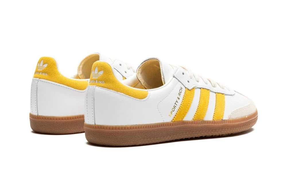 Adidas Samba "SPORTY & RICH - White Bold Gold"