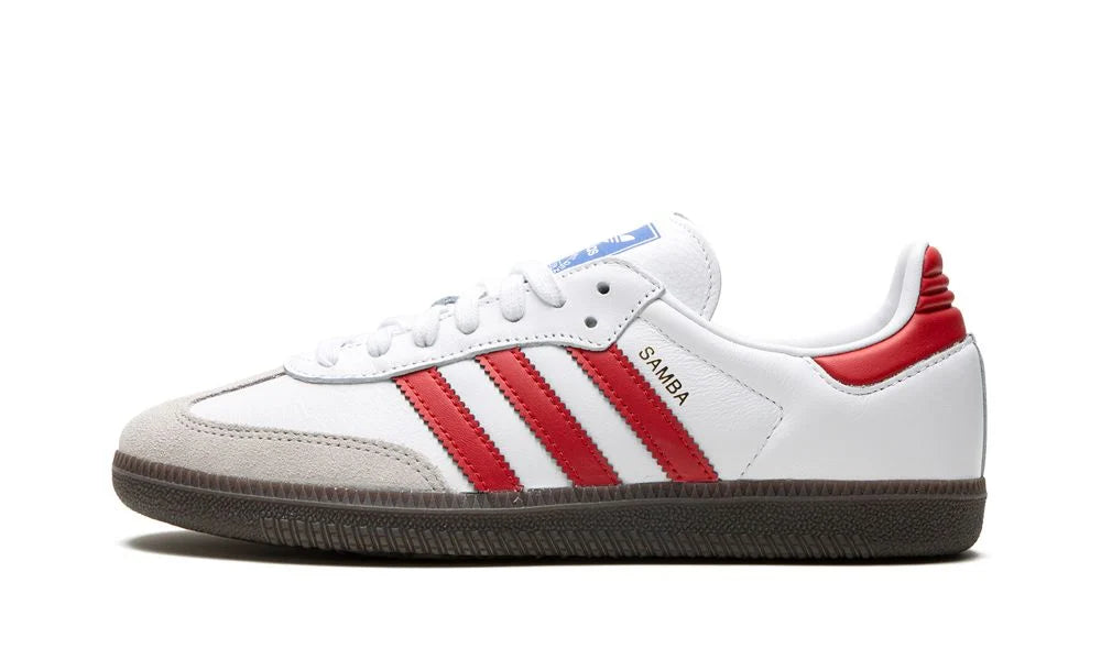 Adidas Samba "White Better Scarlet"