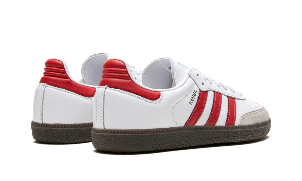 Adidas Samba "White Better Scarlet"