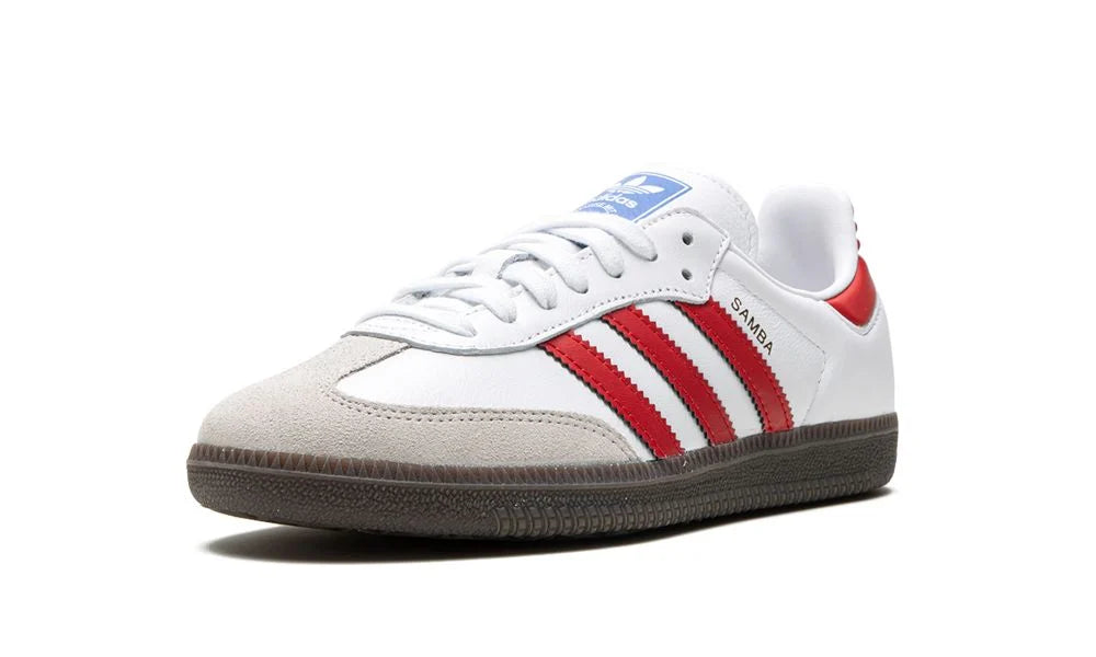 Adidas Samba "White Better Scarlet"