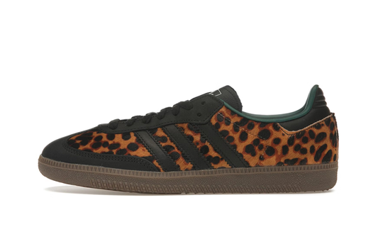 Adidas Samba OG "Black Green Leopard"