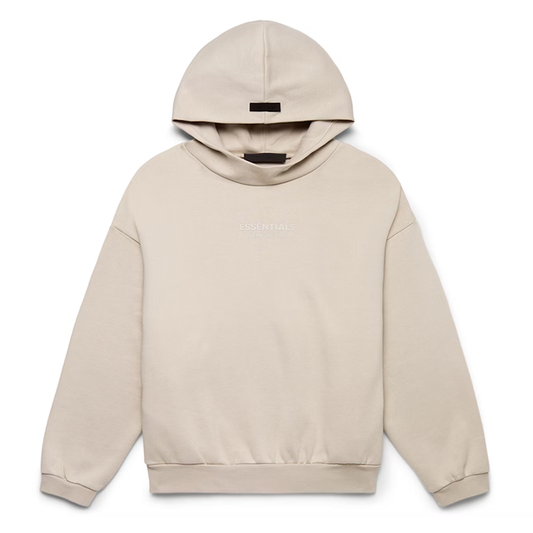 Fear of god essentials hoodie Silver Cloud