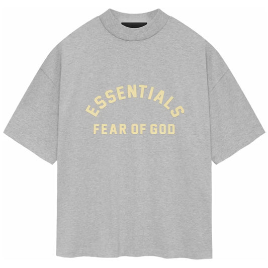 Fear of God Essentials Heavy T-Shirt Light Heather Grey (SS22)