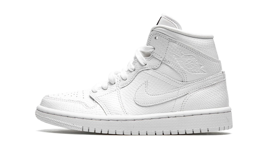 Jordan 1 mid "White Snakeskin" (W)