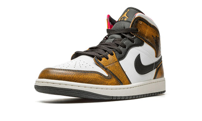 Jordan 1 Mid "Orange Wear Away"