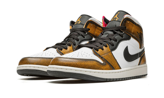 Jordan 1 Mid "Orange Wear Away"