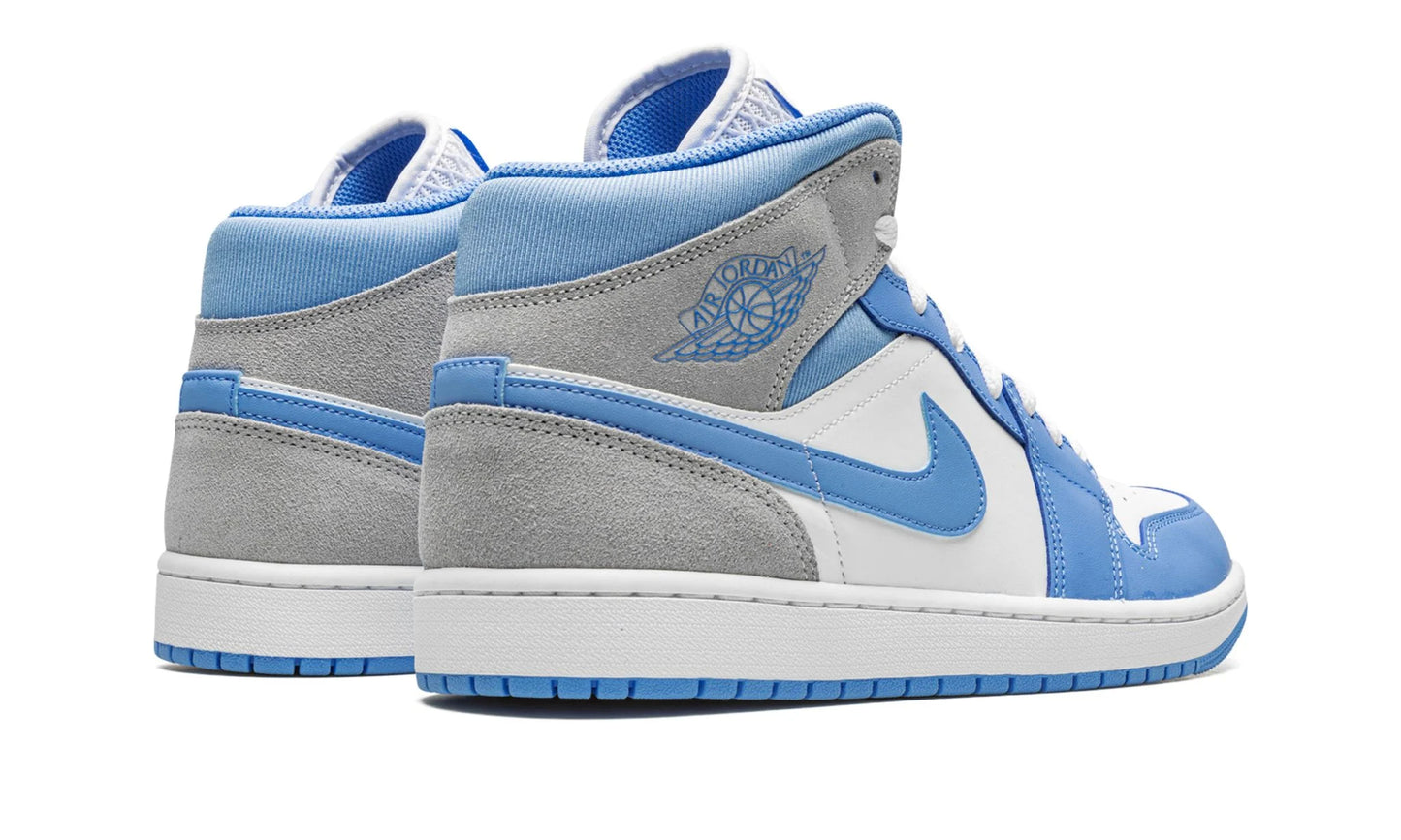 Jordan 1 Mid "University Blue Grey"