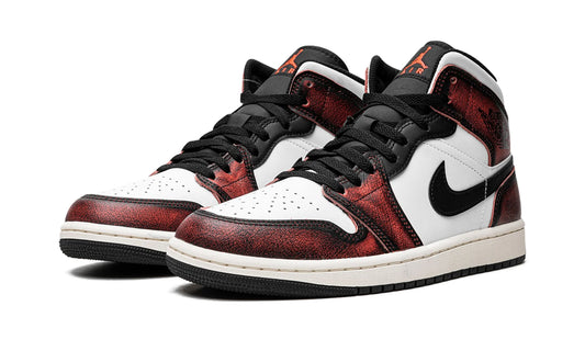 Jordan 1 Mid "Wear-Away - Infrared"
