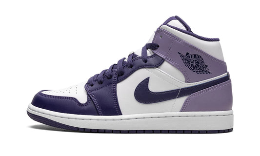 Jordan 1 Mid White "Sky J Purple"