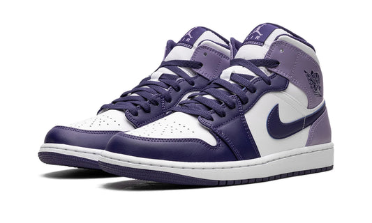 Jordan 1 Mid White "Sky J Purple"