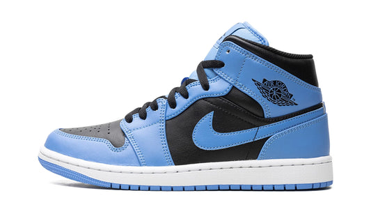 Jordan 1 Mid "University Blue Black"