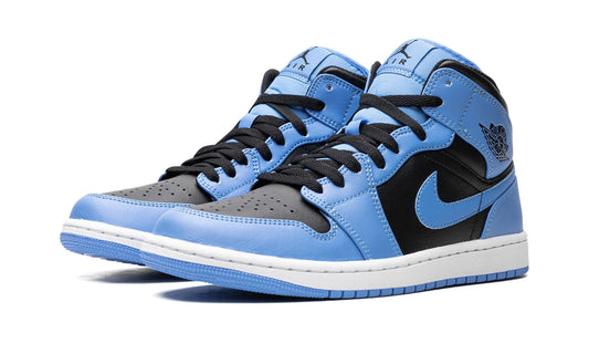 Jordan 1 Mid "University Blue Black"