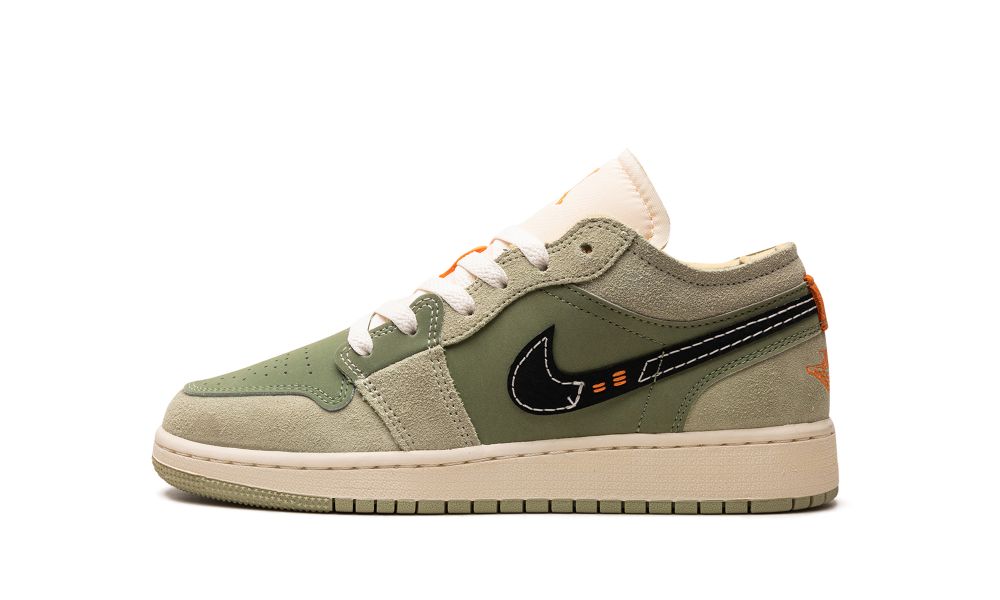 Jordan 1 Low GS "Light Olive"