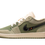 Jordan 1 Low GS "Light Olive"