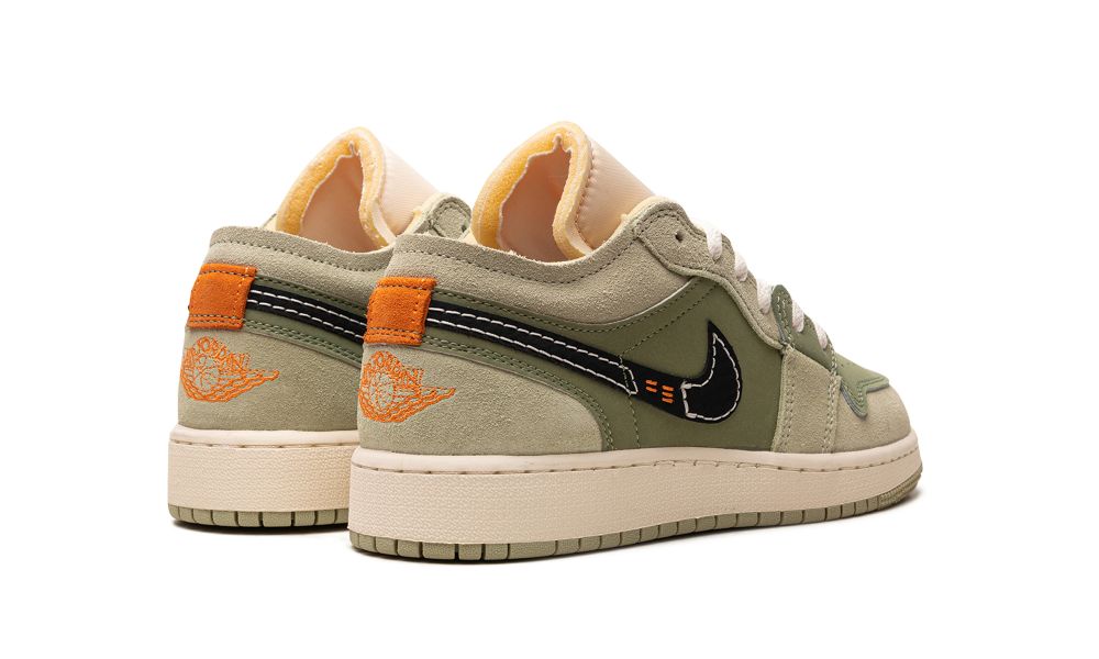 Jordan 1 Low GS "Light Olive"