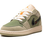 Jordan 1 Low GS "Light Olive"