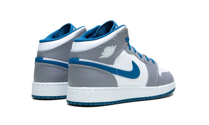 Jordan 1 mid "True Blue Cement"