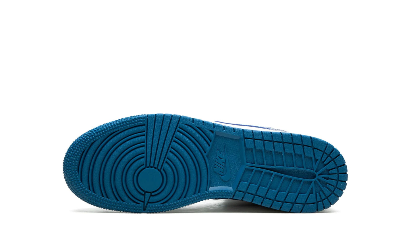Jordan 1 mid "True Blue Cement"