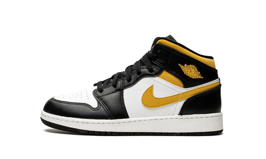 Jordan 1 Mid "White Pollen Black"