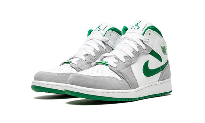 Jordan 1 mid "Grey / Pine Green"