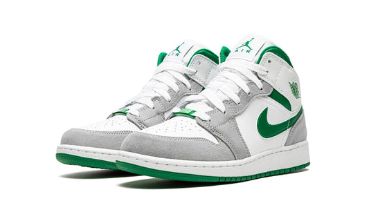 Jordan 1 mid "Grey / Pine Green"