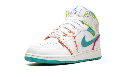 Jordan 1 Mid "Multi Knit"