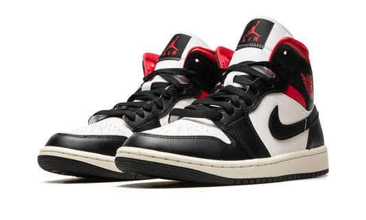 Jordan 1 Mid "Black / Gym Red / Sail" (W)