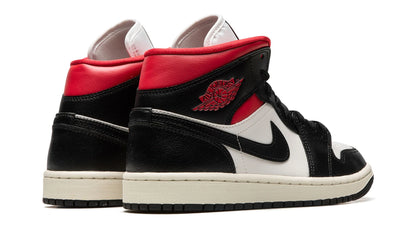 Jordan 1 Mid "Black / Gym Red / Sail" (W)