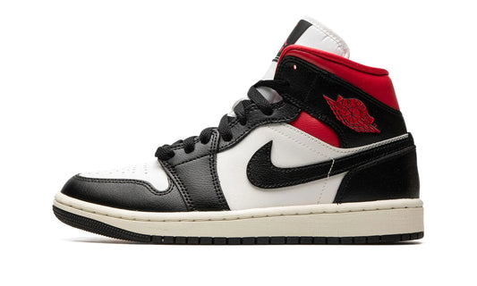 Jordan 1 Mid "Black / Gym Red / Sail" (W)