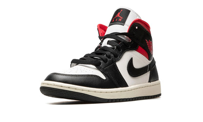 Jordan 1 Mid "Black / Gym Red / Sail" (W)