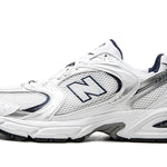 New Balance 530 White Silver Navy