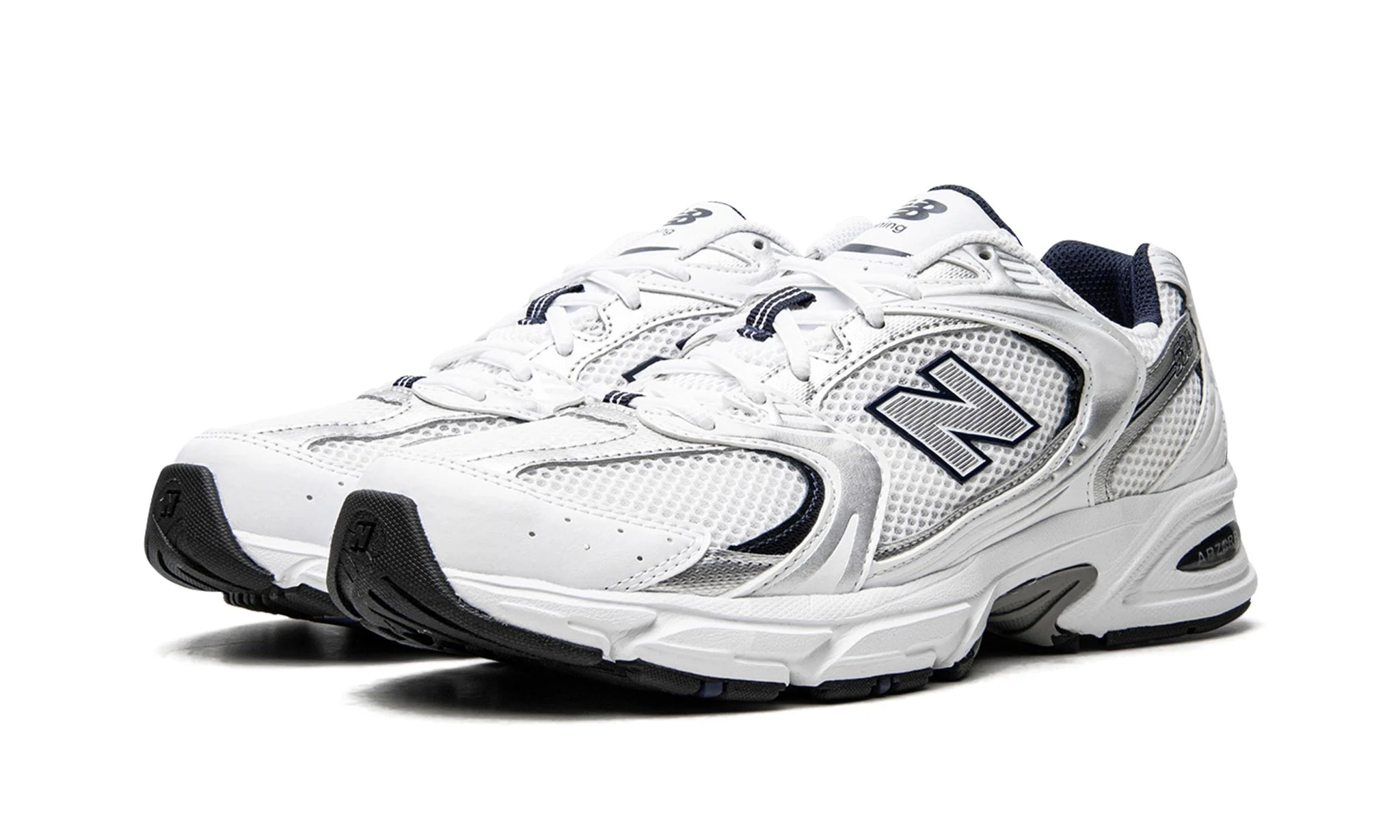 New Balance 530 White Silver Navy