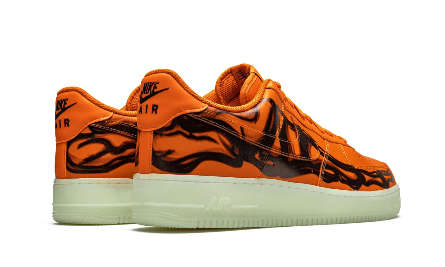 Nike Air Force 1 Low "Orange Skeleton Halloween (2020)"