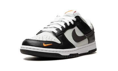 Nike Dunk Low "Black Total Orange Mini Swoosh"